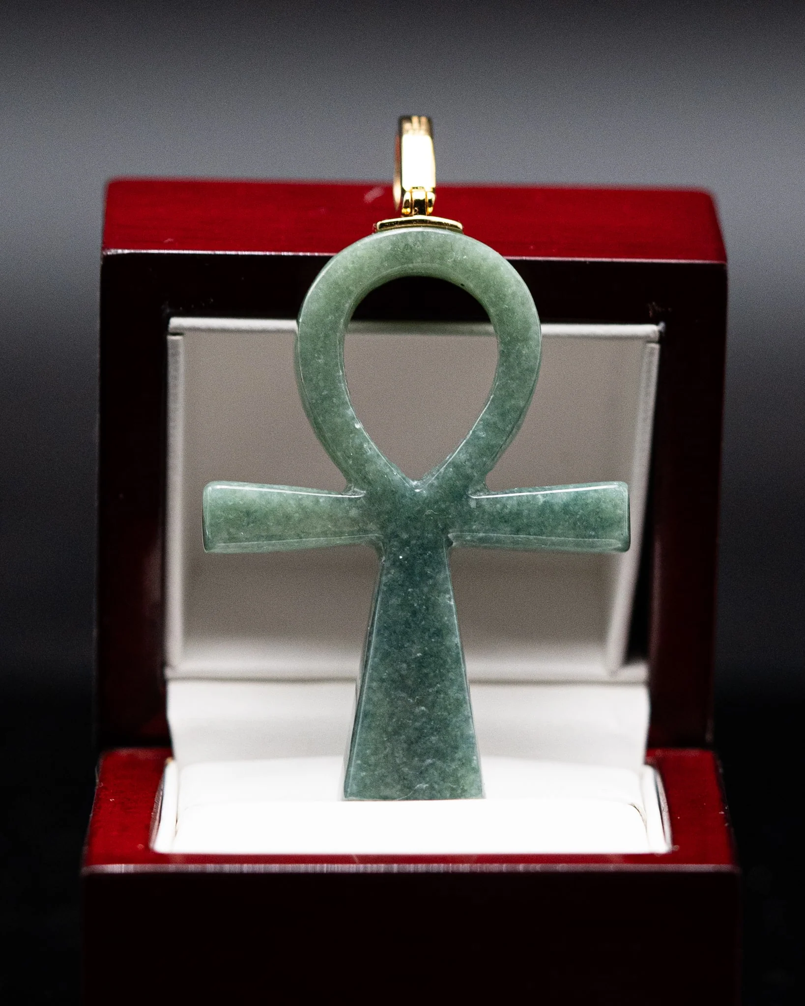 Ankh Jade Pendant - Image 3