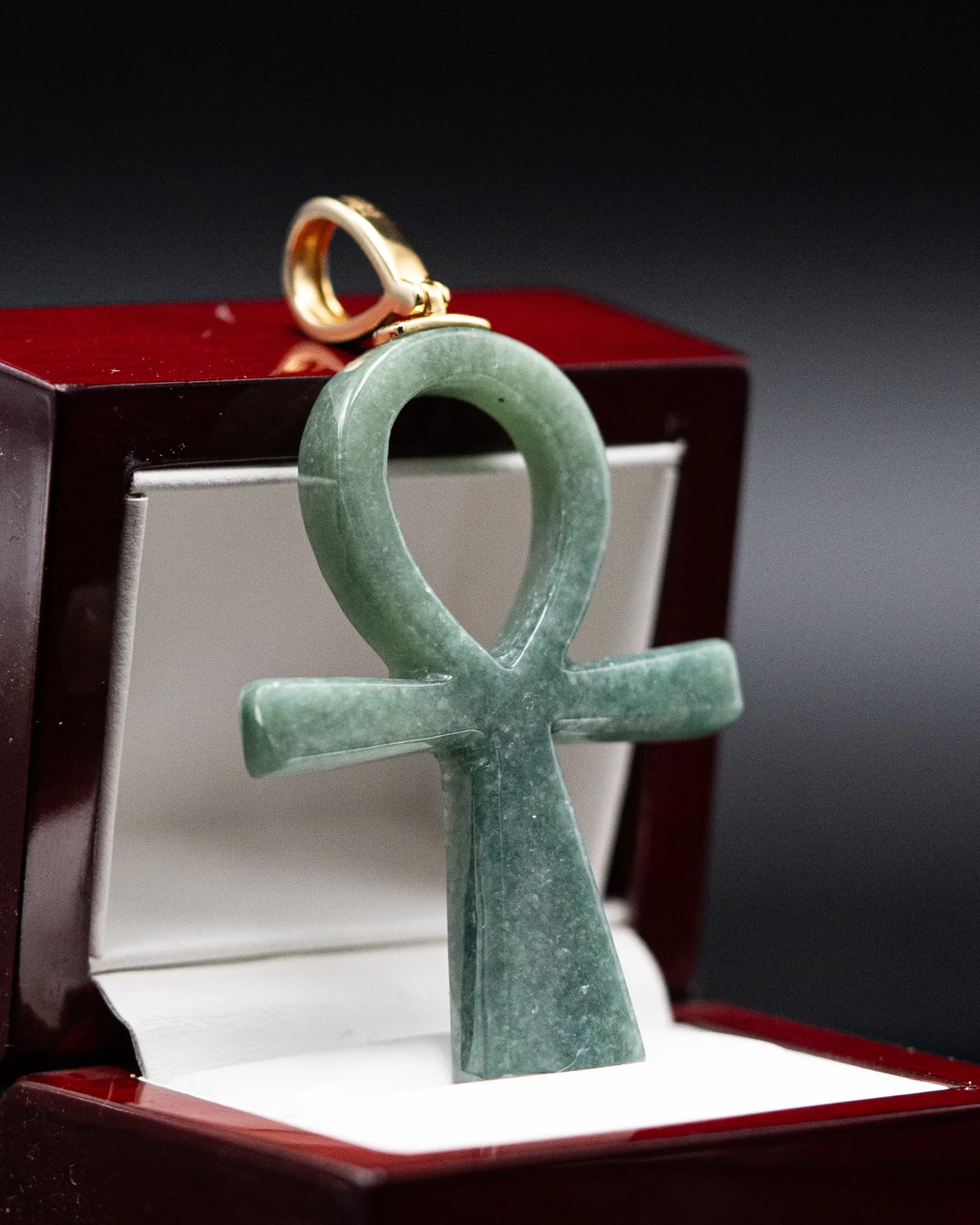Ankh Jade Pendant - Image 4