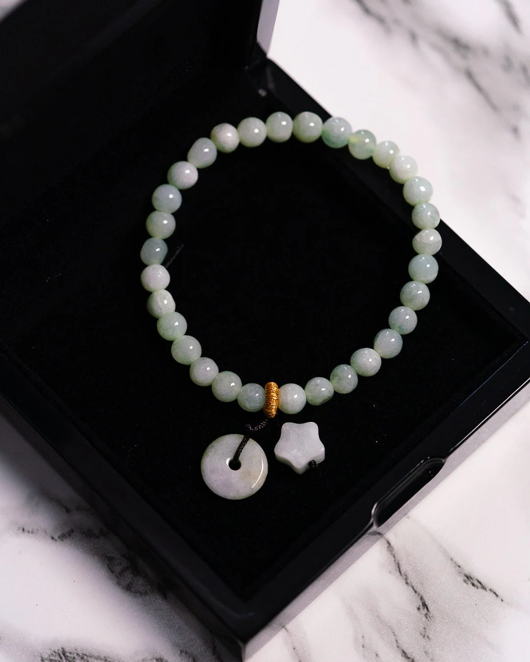Beaded Star Jade Bracelet