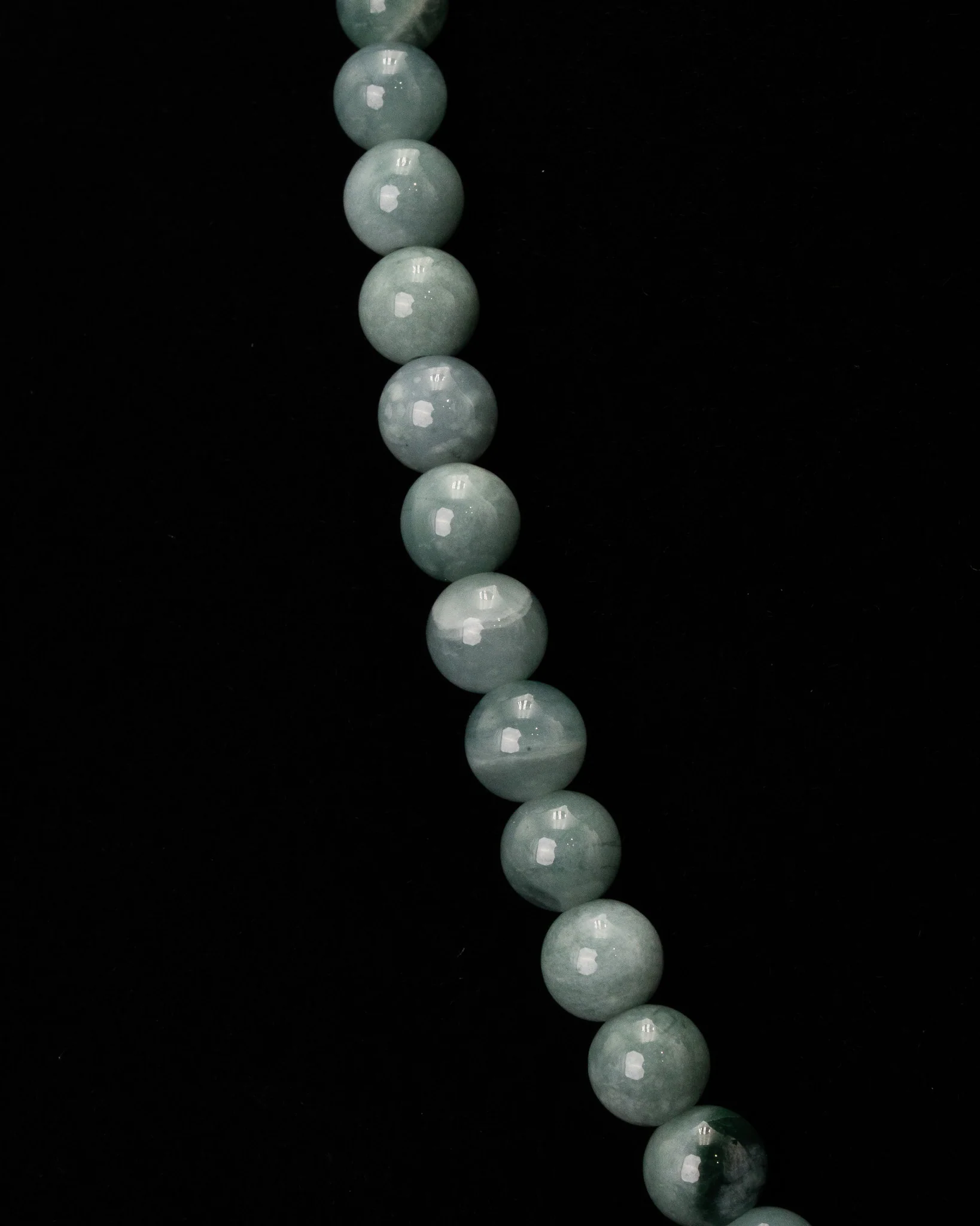 Blue Water Beaded Necklace - Image 3
