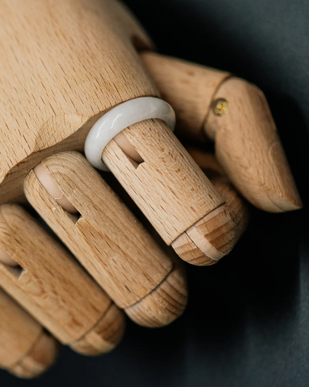 Ring - White Jade - Image 3