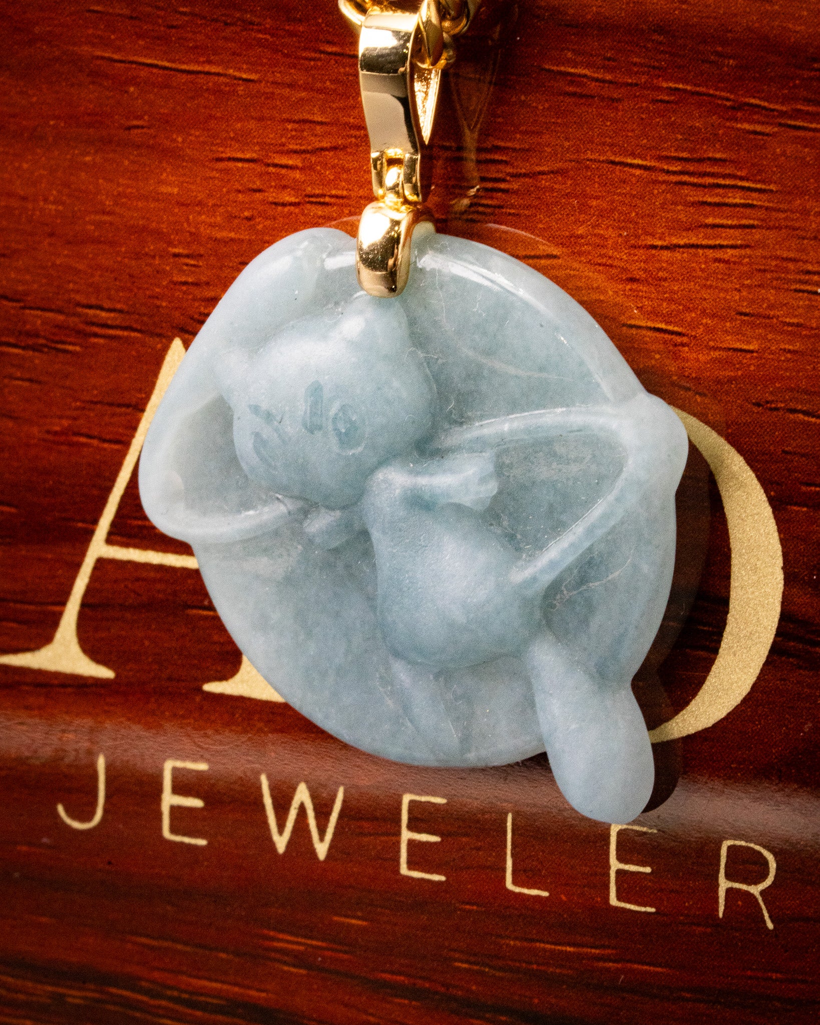 Mystical Creature Jade Pendant - Image 3