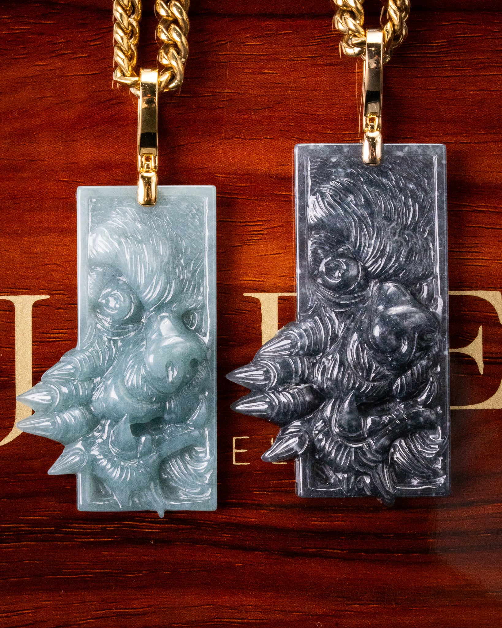 Peaking Fu Dong Pillar Jade Pendant - Image 3