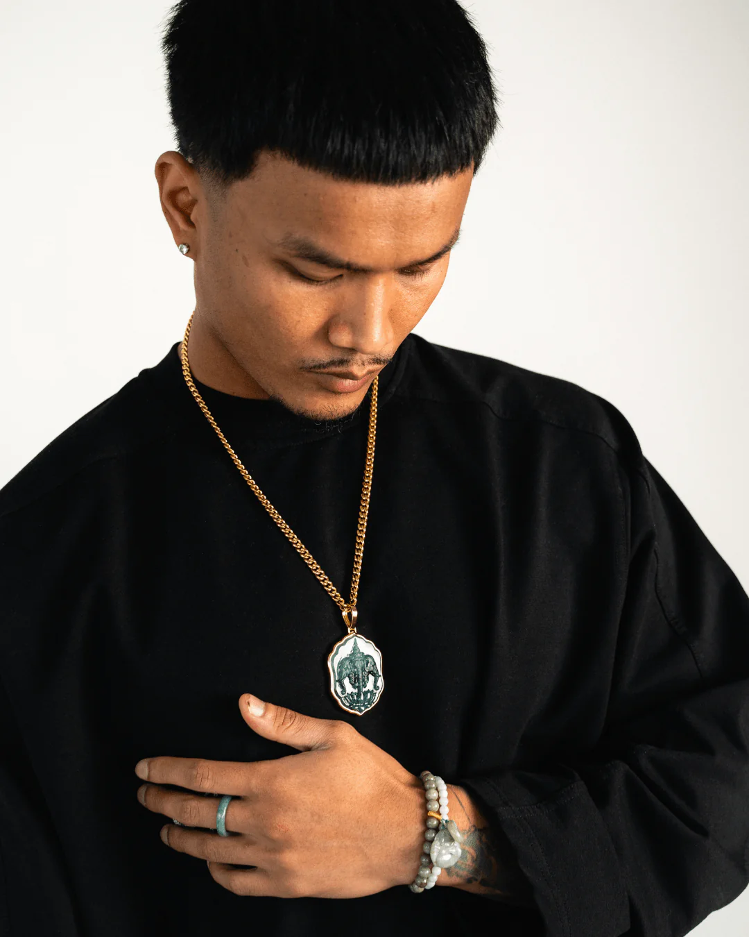Wrapped Erawan Laos Pendant - Image 9